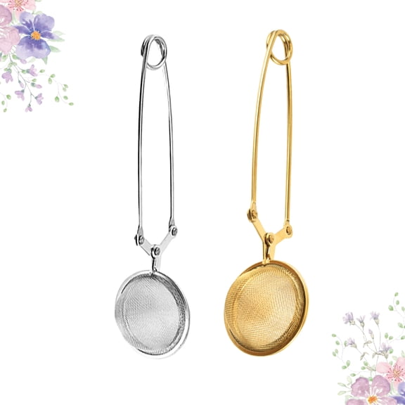 WHAMVOX 2 Pcs Sifter Tea Leaf Tea Filter Tea Infuser Tea Strainer 17.5*5.5CM