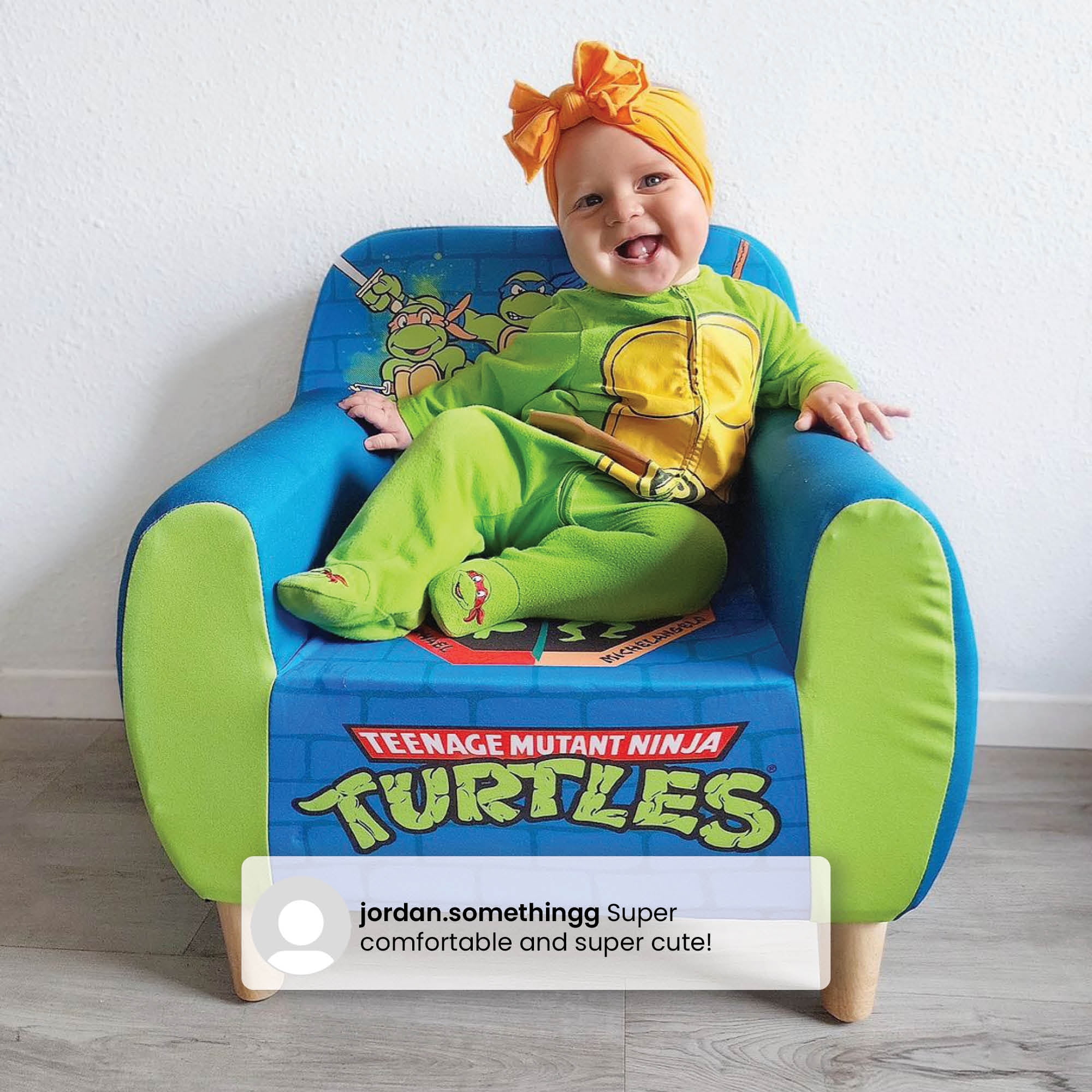 Teenage Mutant Ninja Turtles Foam Chair by Delta Children, Green