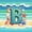 Beach B, variant on Manfei Cartoon Initial O Beach Seashell Starfish Twin Bedding Sets for Kids Boys and Girls, Nautical Alphabet Print Bedding Comforter Set, Stars Reversible 7pcs