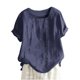 thumbnail image 2 of Fiudx Ofertas Flash Del Día Solo En Línea Camisa Holgada con Estampado de Flores de Manga Corta Informal de Verano para Mujer, 2 of 5