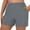 Z1-Grey, variant on vigerkar Women's 3'' Quick Dry High Waisted Swim Board Shorts Swimsuit Bottoms Black, M