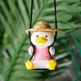 thumbnail image 2 of Swing Canard Voiture Suspension Ornement Mignon Swing Canard Voiture Suspension Swing Auto Décoration Vue Miroir Accessoires pour Voiture Miroir Auto Décoration Intérieure Accessoires (Style Doux), 2 of 7