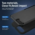 thumbnail image 5 of Designed for iPhone 7/8 Plus Heavy Duty Case, Protection Shockproof Dropproof Dustproof Anti-Scratch Phone Case Cover for iPhone 7/8 Plus Heavy Duty Case, Black, 5 of 8
