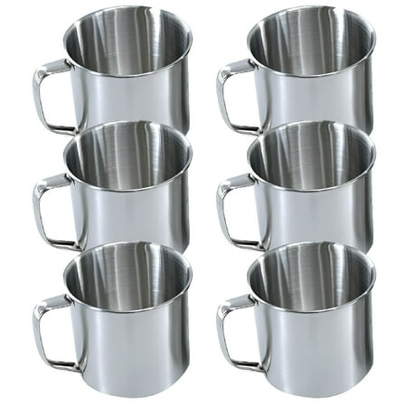 ACDANC 2.64" Stainless Steel Coffee Cup (Set of 6)