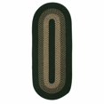 thumbnail image 1 of Colonial Mills WH61R024X096 2 x 8 Pi Hiver Tenue Ronde Runner Rug&44; Vert Foncé, 1 of 1