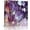 Purple, variant on Canvas Wall Art Black and Golden Rose Gold Sparkle Flower Romantic Floral Picture Modern Artwork Printed on Canvas - Oil Painting for Wall Decor - Stretched and Framed Ready to Hang(16" x 16")