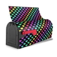 thumbnail image 3 of Susaid Rainbow Hearts Print Mailbox Covers,Magnetic Waterproof Oxford Mail Mailbox Cover,Covers for Garden Outdoor Decor-25.5x21 in, 3 of 8