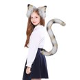 thumbnail image 4 of Animal Party Cat Tiger Costume Cat Ear Tail 80CM Fox Tail Niños Navidad Halloween Adepaton BST2000709-2, 4 of 5