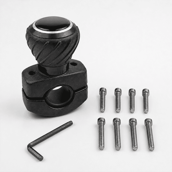 RYLZX Deluxe Steering Wheel Power Handle Spinner Knob Universal Fit for Cars, Trucks, Tractors
