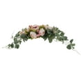 thumbnail image 3 of de flores de peonía artificial rosa - 30 pulgadas de flores artificiales Hermosa de flores para principal, champán, 3 of 9