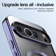 thumbnail image 2 of Case for Google Pixel 9 / 9 Pro, Luxury Ultra Slim Metal Lens Protection Scratch-resistant Anti-Fingerprint Drop Protective Shockproof Phone Case Cover for Google Pixel 9 / 9 Pro, Darkpurple, 2 of 5