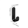 thumbnail image 4 of 6 Pcs Organisateur Mural Multi-Hook Premium - Robuste, Résistant à la Rouille, Installation Facile, Gain de Place, Parfait pour Organiser Clés, Vêtements, Serviettes, Sacs, Accessoires, et Plus!, 4 of 5