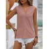 thumbnail image 3 of Anbech Women's V Neck Lace Trim Tank Tops Sleeveless Eyelet Blouse Tunics Vest Dressy, 3 of 6