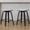 Grey, variant on Modern 26" Counter Height Swivel Bar Stools, Set of 2, Upholstered Saddle Seat with Solid Wood Legs for Kitchen Island, Dark Walnut Grey