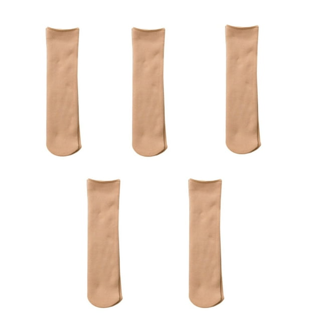 ADDHAT 5 Pares Calcetines Para Mujer De Chinlon Cálidos Y Gruesos De Color