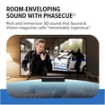 thumbnail image 4 of Barra de sonido para aclarar diálogos ZVOX con tecnología auditiva patentada - AccuVoice TV Soundbar AV157 Titanium - Doce niveles de refuerzo de voz - Altavoces de audio para cine en casa, 4 of 5