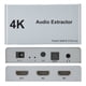 thumbnail image 1 of Distribuidor Extractor De Audio 2 2 En 1 Salida 4k 30hz A Optica Spdif 3.5mm, 1 of 7
