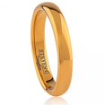 thumbnail image 1 of Ip Gold Plated Domed Tungsten Ring, 1 of 1