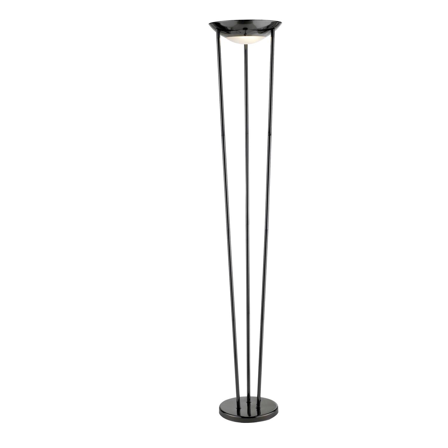 Adesso Odyssey Floor Lamp, Black Nickel