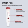 thumbnail image 7 of Dynarex Sharps Container, Portable See-Through Sharps Shaft with Leakproof Cap, 24 Count, 7 of 7