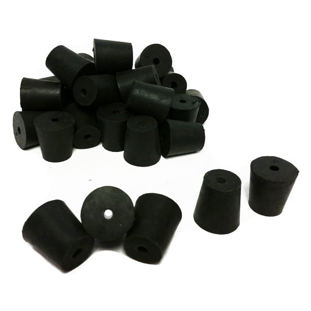 Rubber Stoppers, Size 3, 1Hole, 1Pound Pack