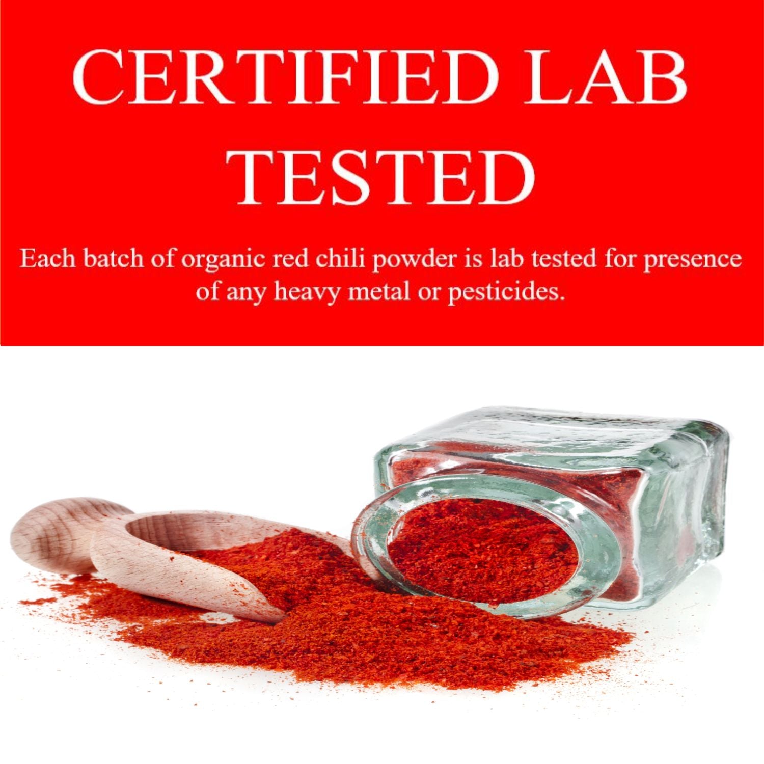 Organic Red Chili Powder: 100% Pure and Natural, Perfect for Spicy Cooking- Add Heat and Flavor to Your Dishes - image 4 of 6
