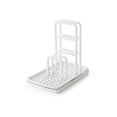 thumbnail image 1 of Wosthever Estante de drenaje para fregadero, organización de cocina, estante de drenaje, plástico lavable, reutilizable, organizador de esponja para Organizadores de utensilios de cocina Blanco Wosthever HA061475-02, 1 of 6