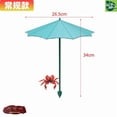 thumbnail image 1 of Weloille Botanical Floral Sun Umbrella 1-Piece, UV Protection Umbrella with Floral Pattern, Lightweight & Portable Design, for Beach, Park & Outdoor Activities, 1 of 5