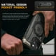 thumbnail image 3 of Funda para iPhone 16 Pro MAX SUPCASE Negro UBGrip Magnética Resistente con Soporte Compatible con Ma, 3 of 9