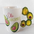 thumbnail image 2 of Taza de cerámica con temática de aguacate «Olé Guacamole» de 350 ml de capacidad, 2 of 2