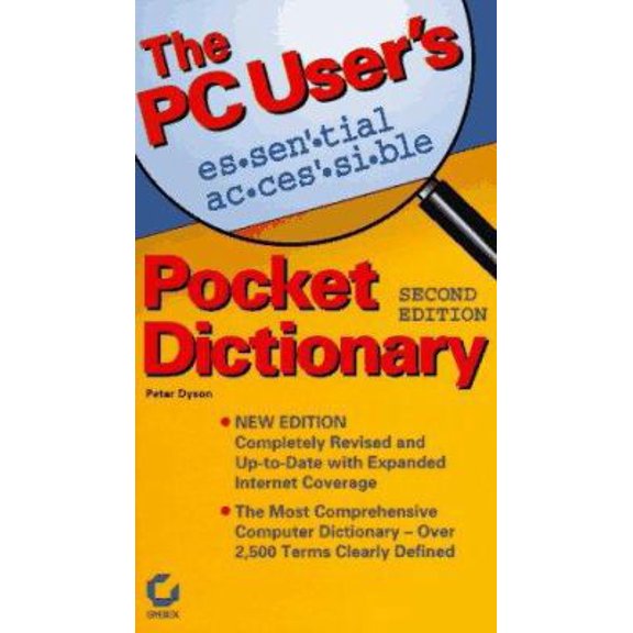 Pre-Owned The PC User's Essential Accessible Pocket Dictionary (Paperback) by Peter Dyson