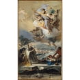 thumbnail image 2 of Giovanni Battista Tiepolo 15x24 Black Ornate Framed Double Matted Museum Art Print Titled: Saint Thecla Praying for the Plague-Stricken (1758-59), 2 of 5