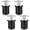 4pcs Stainless Steel, variant on Bocianelli 4 Pcs Brass T-Handle Drain Plug, Marine Boat Drain Plugs for 1in Drains Locks, Twist-Turn and Seal Design Rubber Plugs for Yachts Kayaks