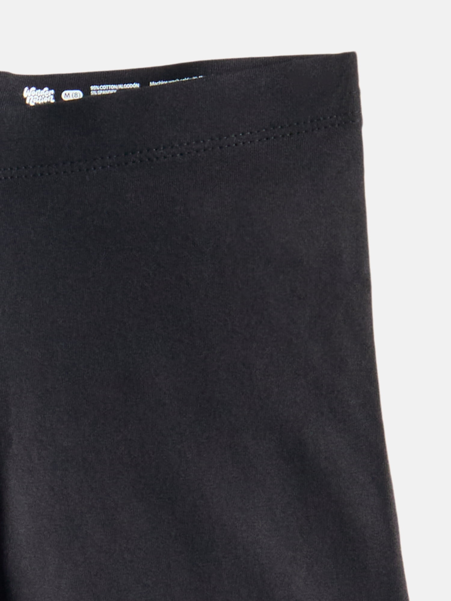 Wonder Nation Girls Bike Shorts, 4-Pack, Sizes 4-18 & Plus