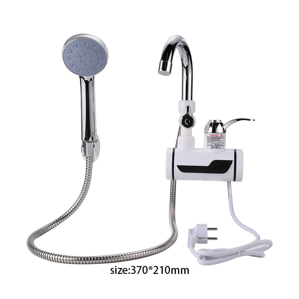 Jinveno 3000W EU Plug Instant Electric Water Tap Heater Shower Hot Water  Faucet Heater Side | Walmart Canada