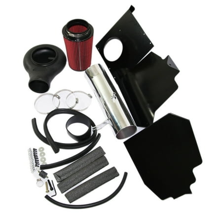 2500 Pickup Hub - RED Cold Air Intake Kit+Heat Shield for 94-02 Dodge RAM 2500 PIckup 5.9L V8