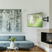 Mount-It! Full Motion TV Wall Mount with Swivel Arm for 28 32 40 43 48 50 55 Inch Flat Screen TVs