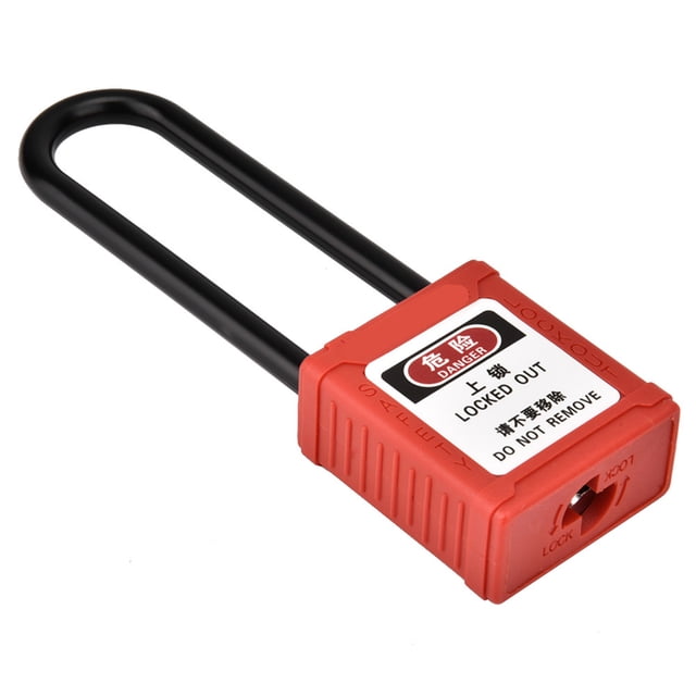 Candado de Bloqueo Duradero ANGGREK Nylon PA Rojo