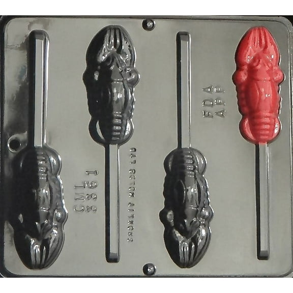 3361 Lobster Lollipop Chocolate Candy Mold