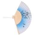thumbnail image 4 of Abanico Plegable, Abanico Plegable Floral De Bambú Resistente único Para Decoración Para Baile Para Regalo, 4 of 7