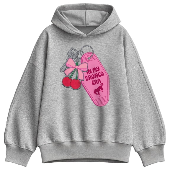 Ford - In My Bronco Era Keychains - Ladies Oversized Fleece Hoodie Sweatshirt