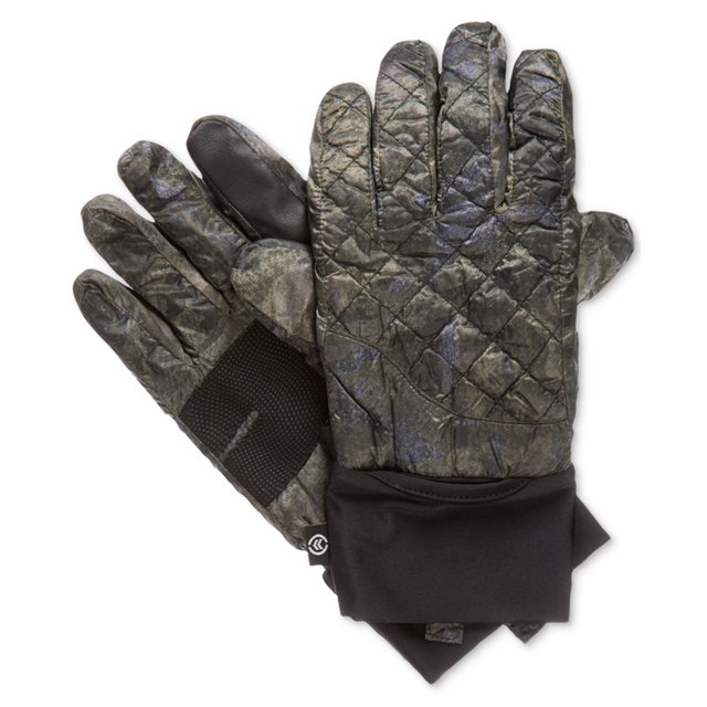 Guantes acolchados Smart Touch Isotoner para hombre verde L/XL
