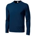 thumbnail image 1 of Gravity Threads Long-Sleeve Moisture-Wick Athletic Shirt - True Navy - 3XL, 1 of 1