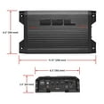 thumbnail image 6 of Sound Storm Laboratories CG1202 2 Channel 1200 Watt Car Amplifier, Bridgeable, 6 of 15