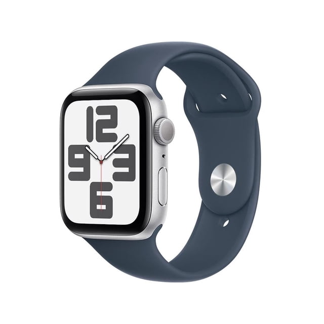 Smartwatch Apple SE (GPS + Cellular) Caja de aluminio Plata 44MM correa deportiva Azul talla S/M