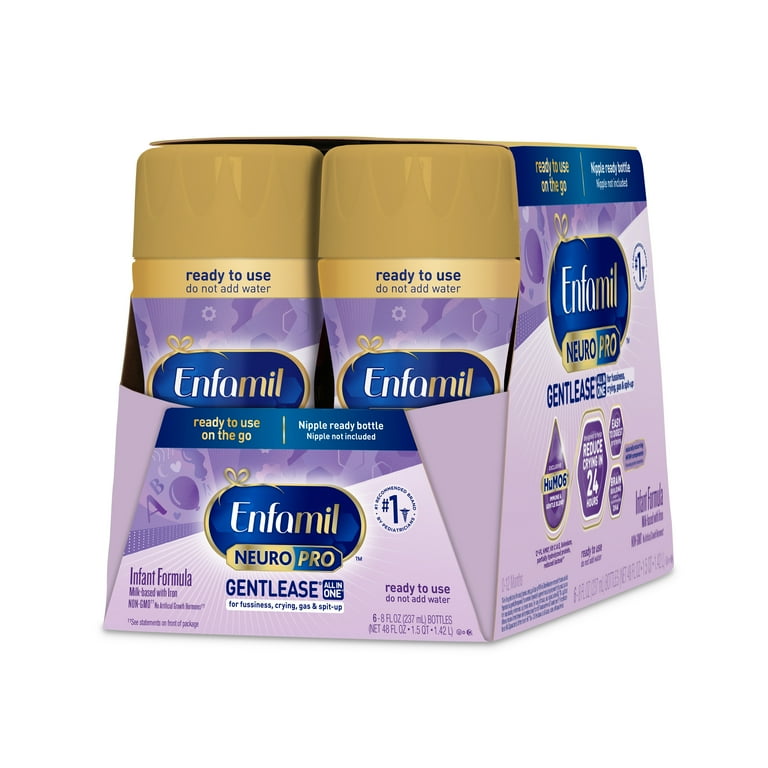 Enfamil Gentlease 粉ミルク 8缶セット Enfamil NeuroPro Gentlease Liquid Baby Formula, for Premium