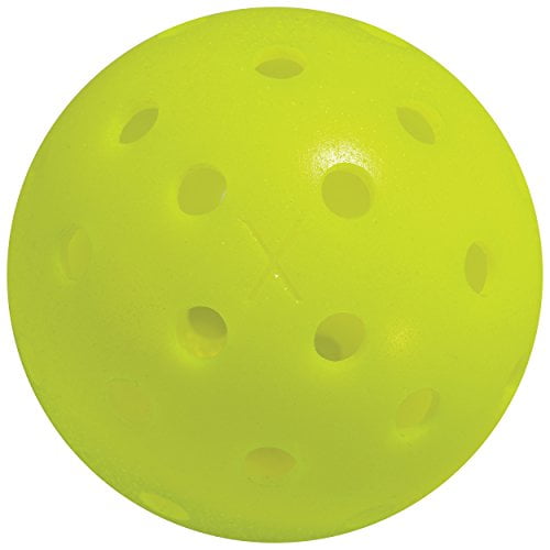 Franklin Sports Outdoor Pickleballs - X-40 Pickleball Balls - USA Pickleball (USAPA) Approved - 3 Pack Outside Pickleballs - Optic Yellow - US Open Ball