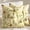 Flower Bee, variant on Wrongduck Corduroy Throw Pillow Covers 18x18 - Set of 2 Decorative Spring Pillow Covers with Zipper Farmhouse Decor Cottage Throw Pillowcases for Couch Sofa Living Room Home Bedroom, PK Floral