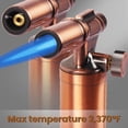 thumbnail image 3 of Sondiko Torche au Butane, Torche à Grande Flamme en Métal Premium Rechargeable avec Flamme Réglable et Résistante au Vent pour Cuisine, Barbecue (Gaz Butane Non Inclus), 3 of 7