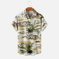 thumbnail image 2 of APEXFWDT Men's Casual Hawaiian Shirt Big and Tall Summer Short Sleeve Tropical Beach Shirts Button Down Aloha Shirt, 2 of 5